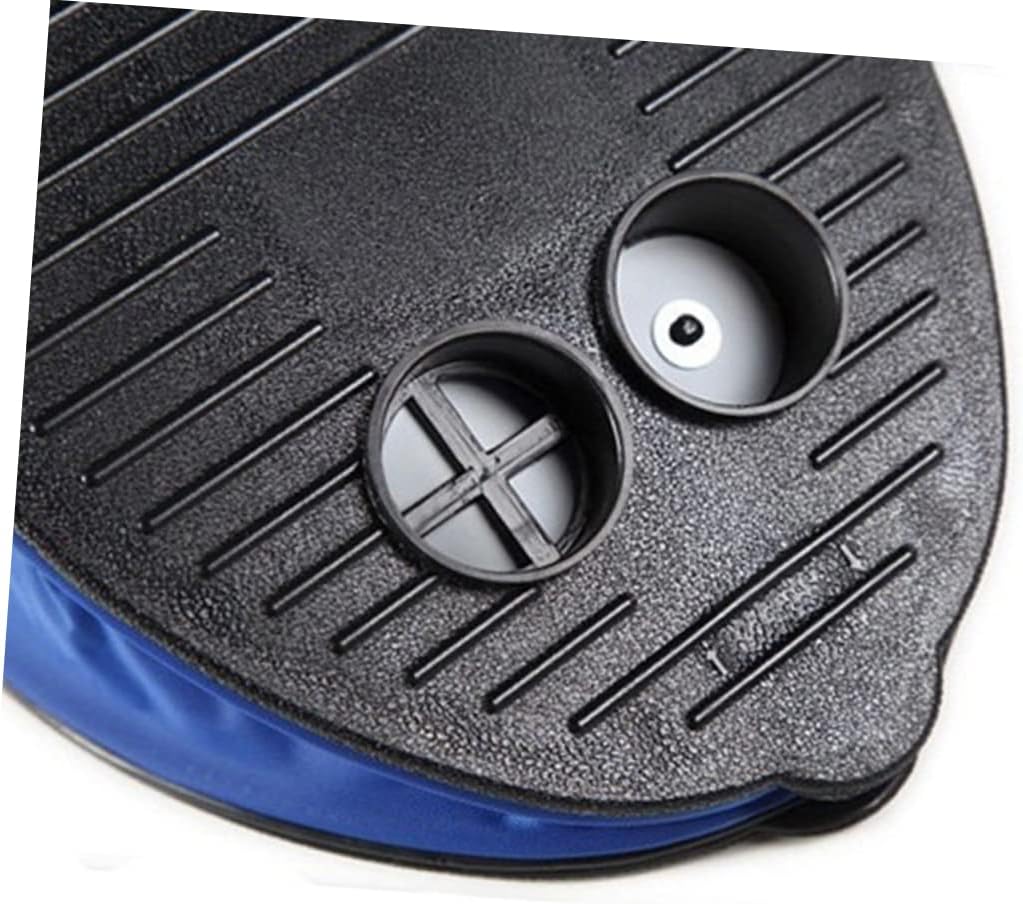 SOLUSTRE Portable Inflator Air Pump Electric Foot Pump for Air Mattress Inflatable 3 Nozzles