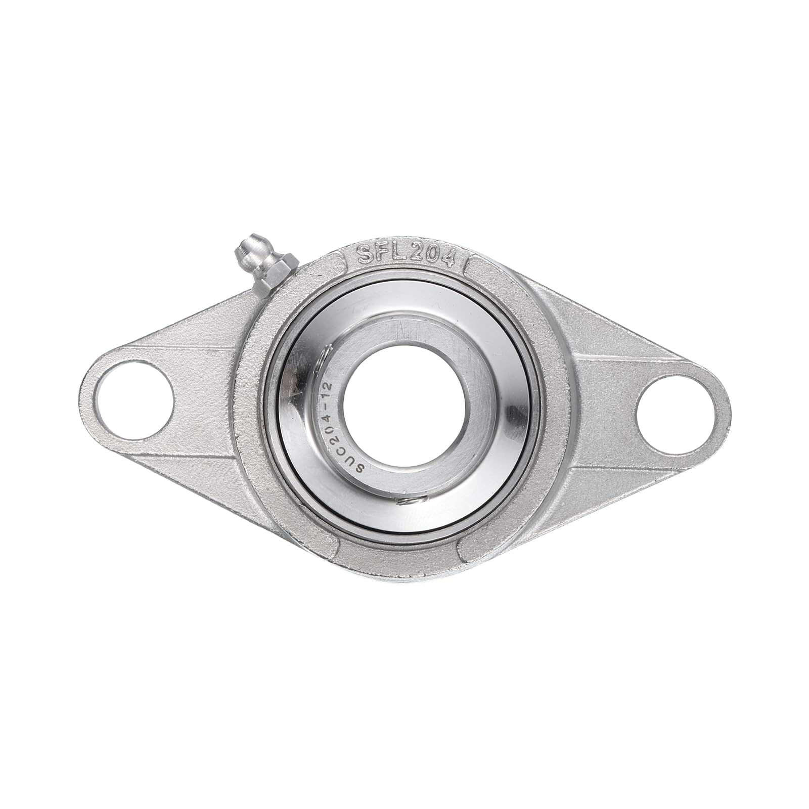 QUARKZMAN 2 Pz Cuscinetti a Blocco a Cuscino SUCFL205-16 Foro da 1 Pollice Auto-Allineanti, Base in Acciaio Inossidabile Montata Cuscinetti in Acciaio al Cromo