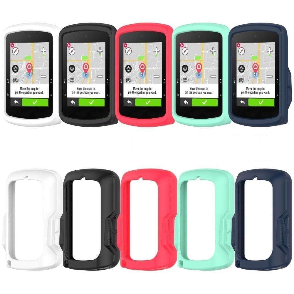 Custodia protettiva in silicone per computer da bici Bryton Rider S510, antiurto, cover morbida con ritagli precisi, colore nero