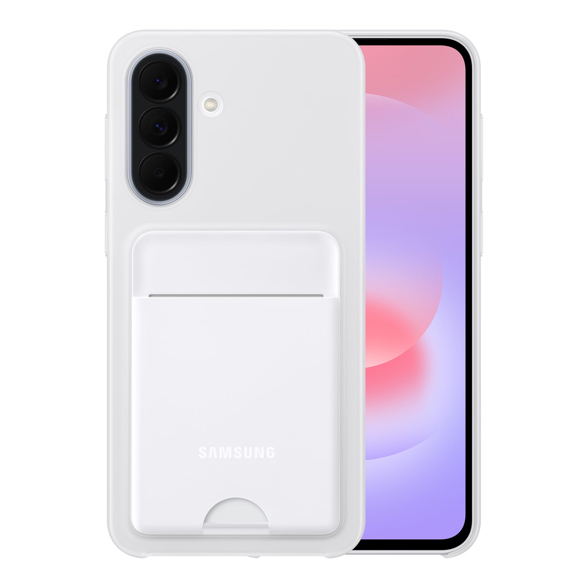 Samsung Card Slot Case for Galaxy A37 Light Grey