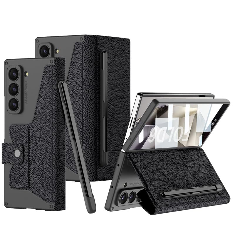 Coque Galaxy Z Fold 6 anti-rayure avec porte-stylo pour ne plus rien perdre