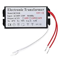 Vista 1 de Transformador electrónico de 160W, AC110V a AC12V fuente de alimentación transformador electrónico para perlas de lámpara halógena