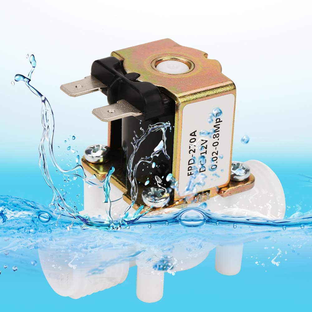 DC 12 V G1/2 calowy zawór elektromagnetyczny do wody, plastikowy zawór elektromagnetyczny do wody