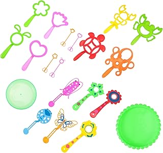 BESPORTBLE 3 Conjuntos De Ferramentas De Bolhas Para Crianças Roupas De Bolhas Ferramentas Infantis Lembrancinhas De Festa Varinha De Bolhas Coloridas Varinhas De Bolhas Gigantes Soprador De