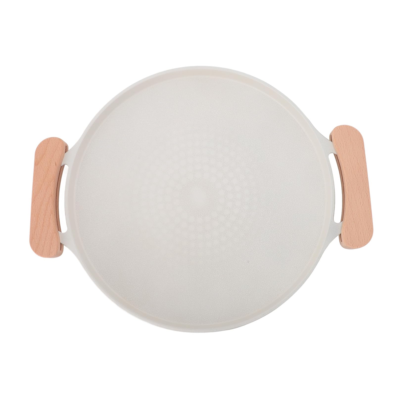 Poêle à griller coréenne blanche en aluminium pour plaque de cuisson domestique