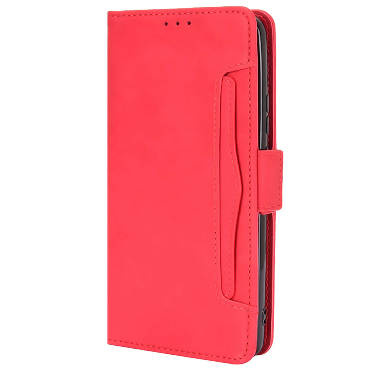 OKZone-compatibel Motorola Moto G9 Power-telefoonhoesje, PU-lederen boekenportemonnee telefoonhoesje met kaarthouder, schokbestendig magnetisch