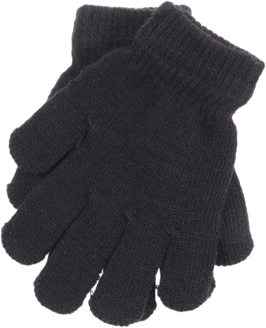 NOLITOY Winter Gloves Children 6 Pairs Boys and Girls Knit Winter Gloves Soft Warm Mittens Cold Protection for Boys/girls Random
