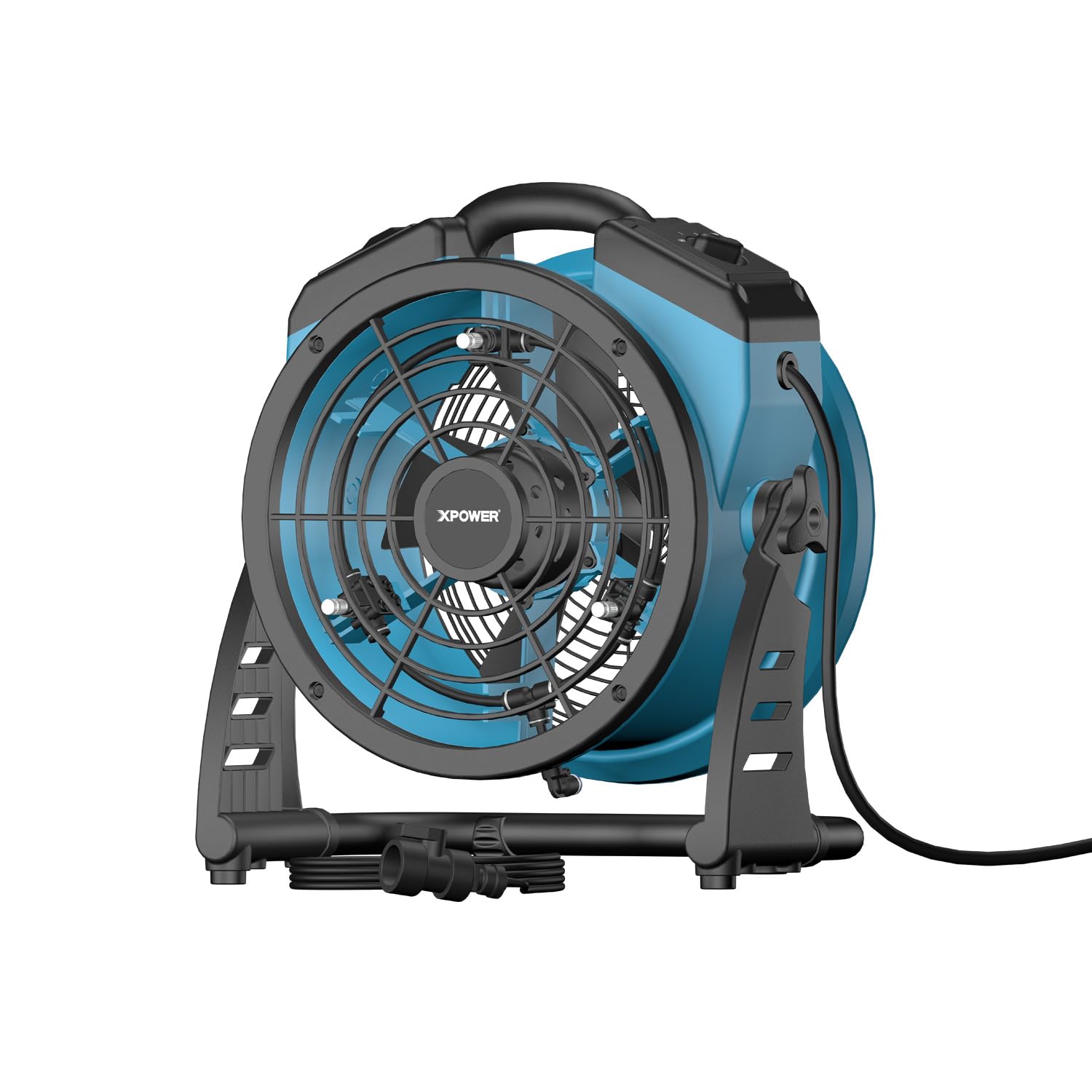 XPower Misting Fan Outdoor Cooling Oscillating Heavy Duty Powerful High Velocity Ideal for Camping, Patios Picnics & More (FM-65)