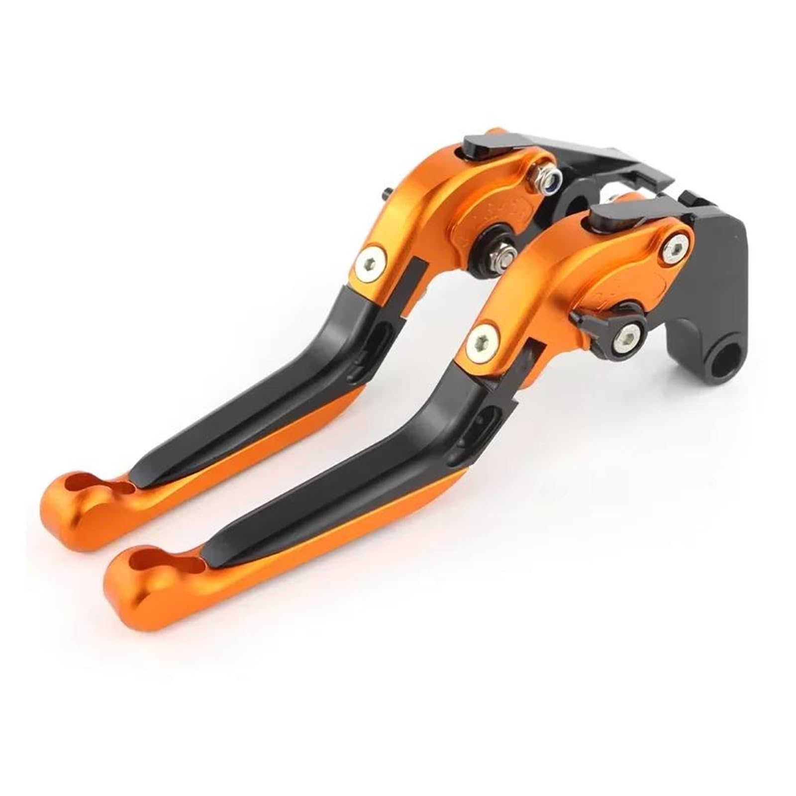 RVEVFBKBAL Motorcycle Clutch Brake Lever for Triumph for Thruxton 900 for Speedmaster for Scrambler for Tiger 800 XC for Speed Triple 1050(Black and Orange)
