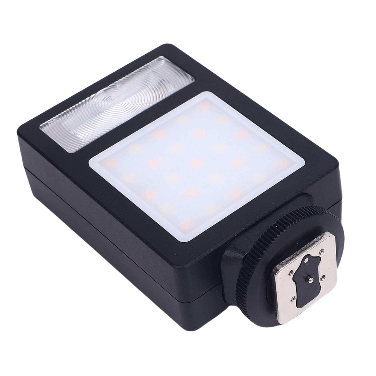 Luce Video a LED, Luce della Fotocamera Portatile, Illuminazione Fotografica CRI95 + 2500-9000K con Supporto per Scarpe Calde per Selfie, Streaming Dal Vivo, Ricaricabile da 1200 MAh