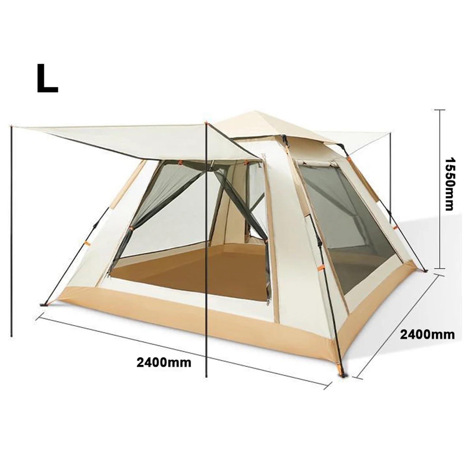 Tente De Peche Tente de Camping de Voyage Autonome en Plein air, Ouverture Rapide Automatique, abri Solaire de pêche résistant à la Pluie et au Soleil