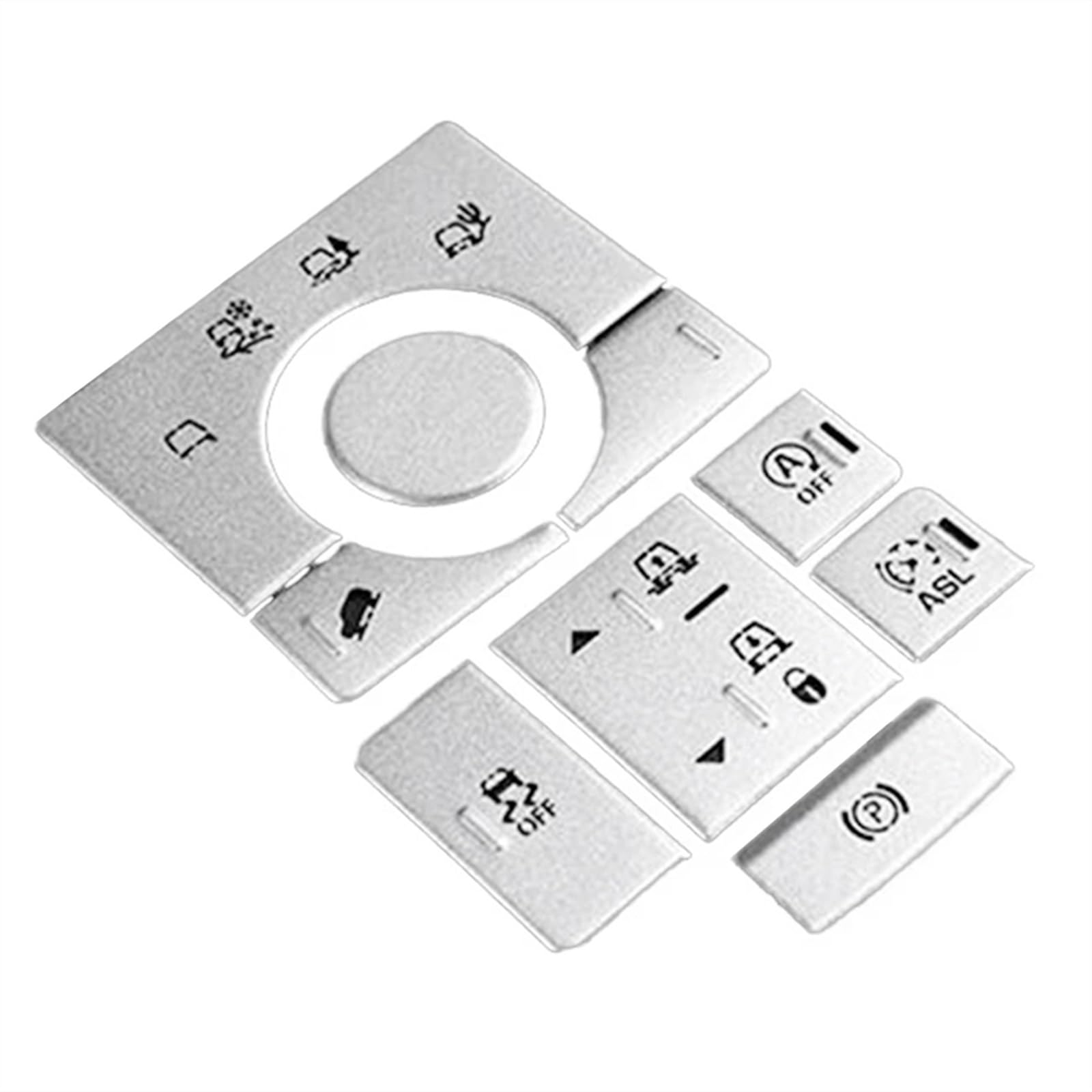 Autocollants Range Rover Sport boutons usés console centrale solution - 5