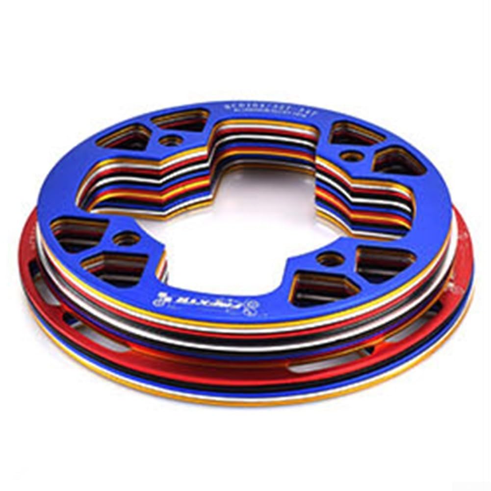 Protection De Plateau Vélo BCD104mm – Alliage Aluminium 6061, Pour 32-42T, Noir/rouge/bleu/or/argent