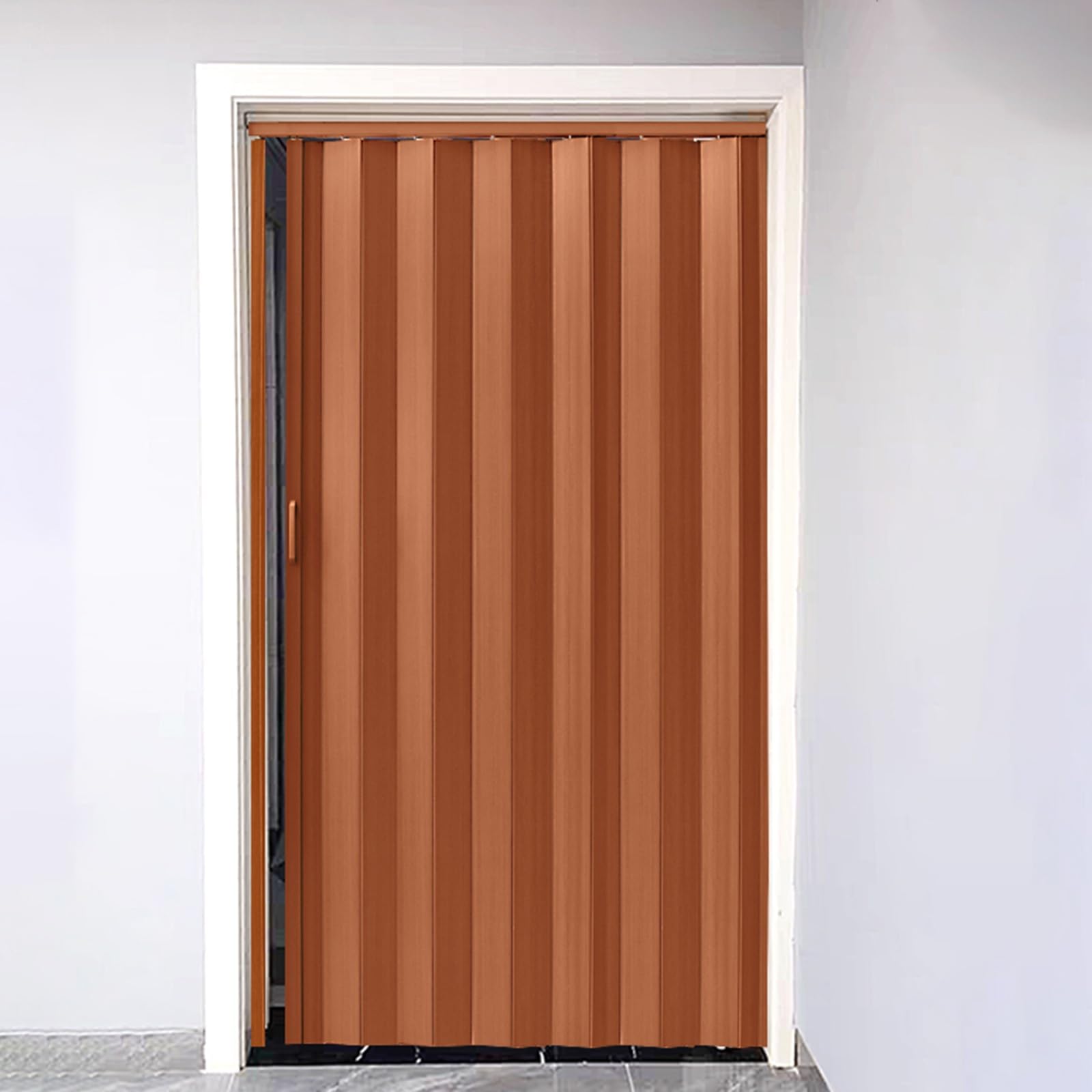 Porte coulissante pliante pour diviser une pièce sans perdre de lumière