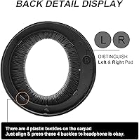 Vista 27 de GVOEARS - Almohadillas de repuesto para auriculares inalámbricos Sony PlayStation 5 PS5 Pulse 3D (tela de malla transpirable)