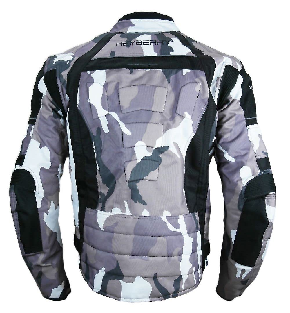 HEYBERRY Motorrad Jacke Motorradjacke Camouflage Urban Gr. M bis 7XL
