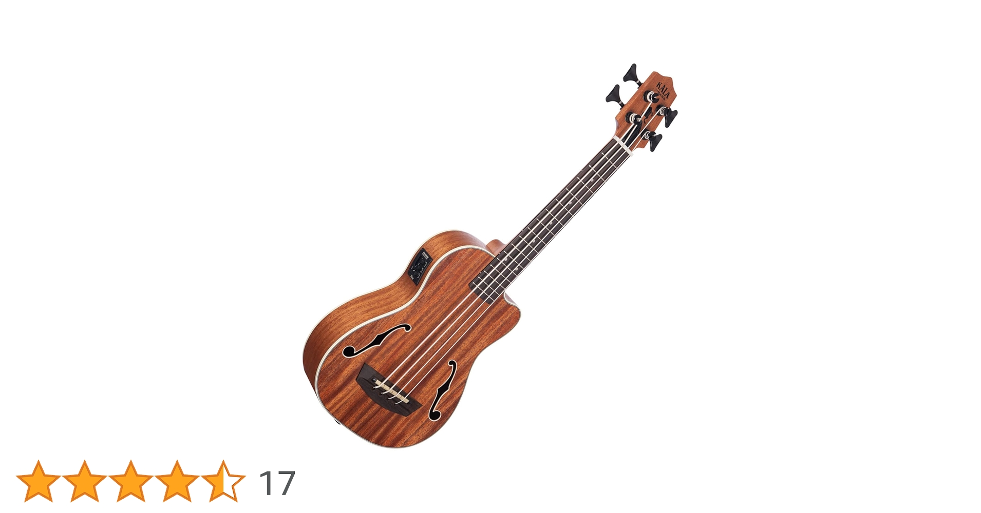 ウクレレベース KALA U-BASS Journeyman Journeyman Acoustic-Electric U•BASS® with F-Holes – Kala