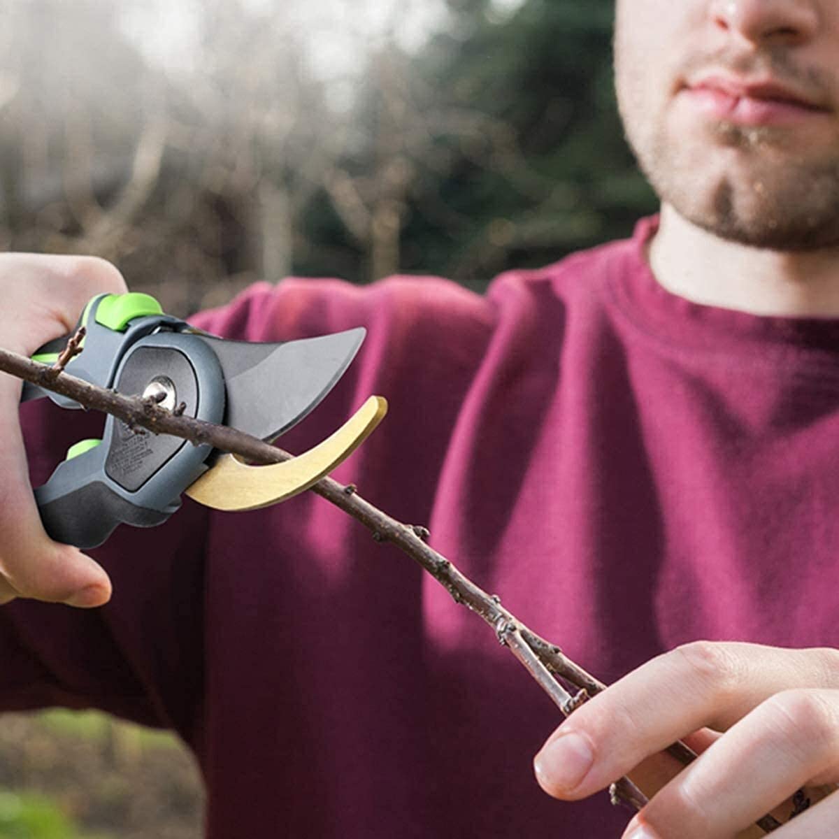 MRKU Tijeras Profesionales para podar Ramas de jardín, Tijeras de podar ergonómicas para jardín, Tijeras de podar de derivación, Cuchillas, podadora Ligera