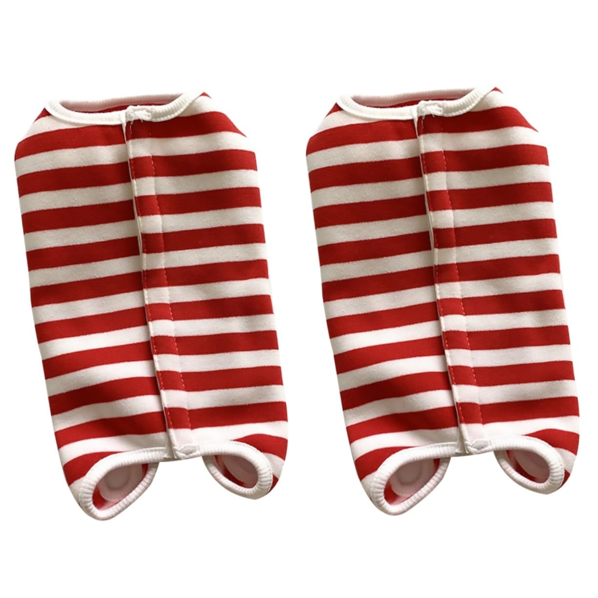 Combinaison pour animaux de compagnie en toison rouge YARNOW pour le sevrage, lot de 2 pièces