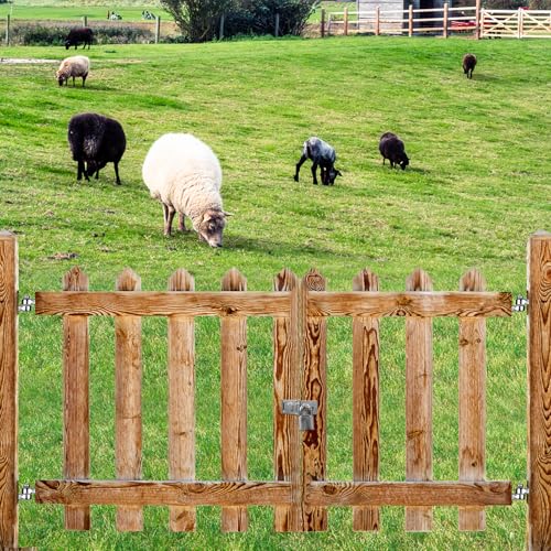 Image of Insaga 304 Stainless Steel Gate Hinges 4Pcs One-Piece Cast Non-Welded Farm Gate Hinge for Wooden Fences, Lag Screw Hinge Rustproof Surface Mount Hinges for Outdoor Garden Shed Cattle