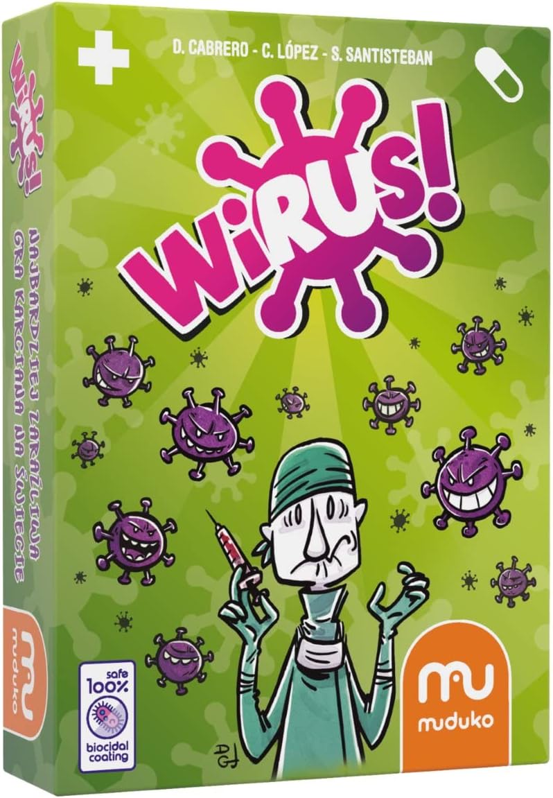 The ScrewedWirus Polska Gra Planszowa Towarzyska Karciana Board Game Po Polsku Muduko