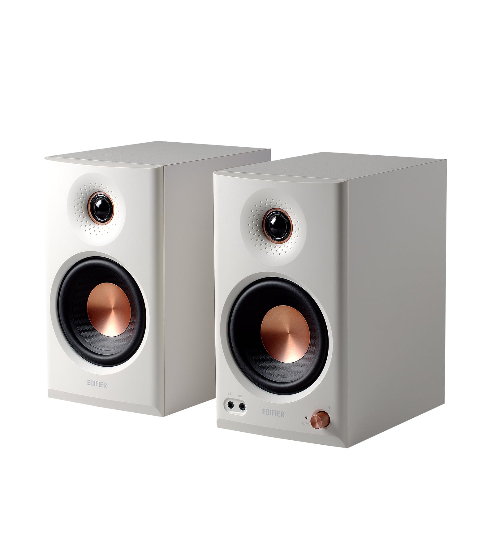 Edifier Altavoces activos MR4.5 de estudio | Monitor Hi-Res de 80 W | XLR, TRS, RCA + AUX | Bluetooth 6.0 Multipoint | LDAC-Wireless 24 bit/96 kHz | Aplicación ConneX | EQ + controlador frontal