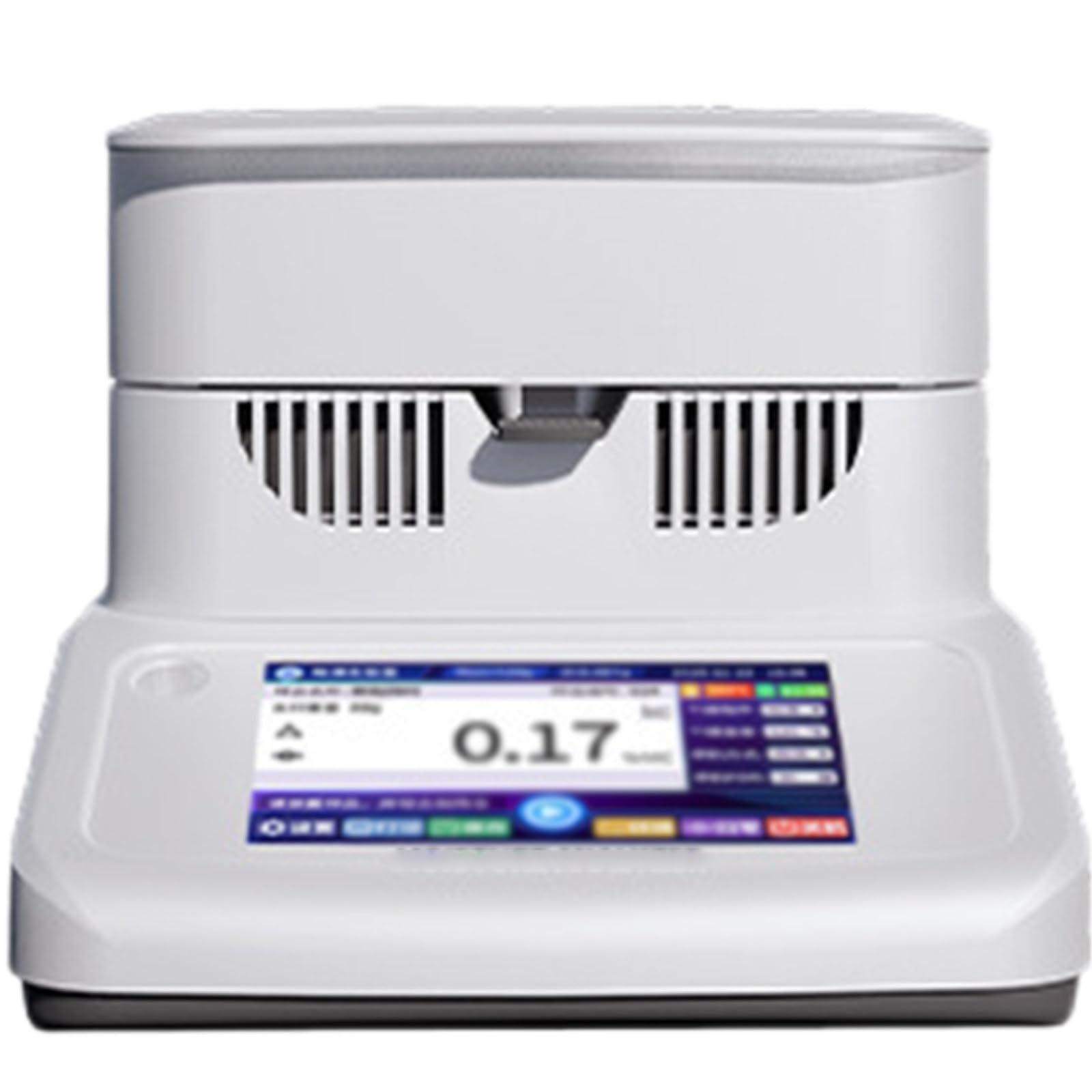 Sjyclaviger 0.1% Readability Moisture Balance, Lab Automatic Moisture Analyzer, with 120g Capacity 2 Drying Modes, for Agriculture Medicine, Lab Moisture Analyzer Meter 2mg
