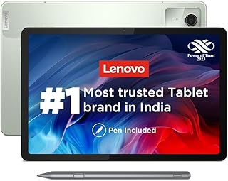 Lenovo Tab M11 with Pen |LTE (4G) + Wi-Fi | 4 GB RAM, 128 GB ROM|11 Inch Screen| 90 Hz, 72% NTSC, FHD Display| Quad Speakers with Dolby Atmos|Octa-Core Processor |13 MP Rear Camera, Green