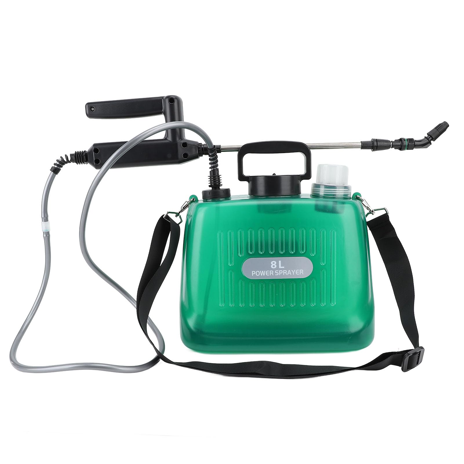Spruzzatore da Giardino Spruzzatore Elettrico Alimentato a Batteria 2.1 Galloni 8L USB Ricaricabile ABS PE Automatico d'Acqua Portatile per Irrigazione del Prato Cura delle Piante e