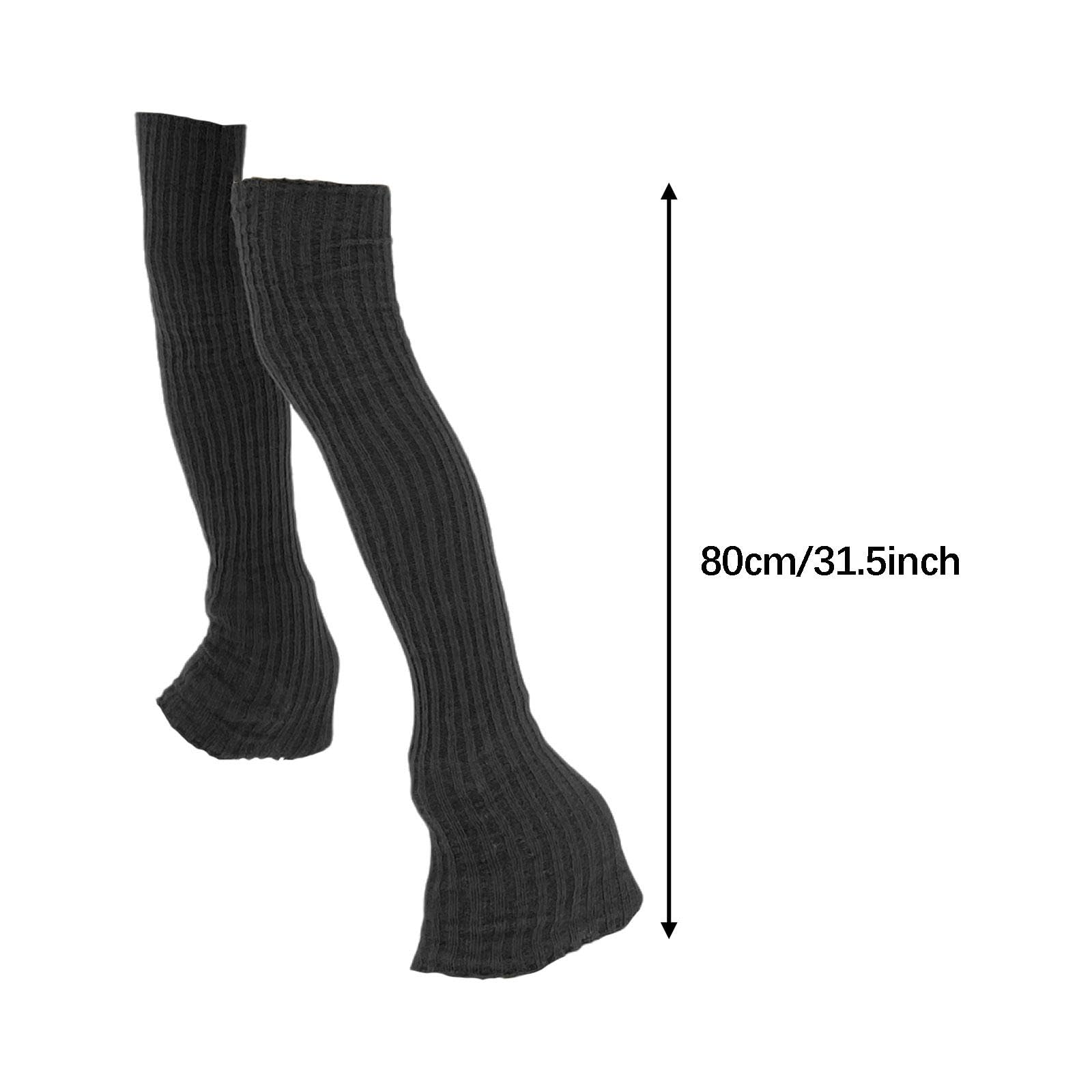 LOVIVER Calentadores de piernas de para patinaje, ligeros, cómodos y modernos. Calcetines de patinaje hasta pantorrilla para niñas, ideales para
