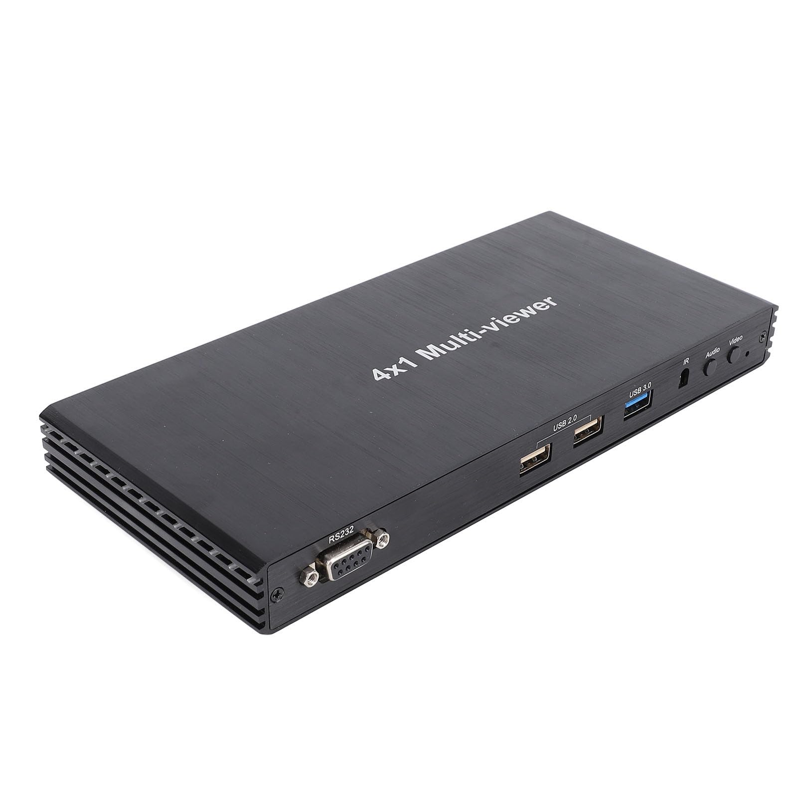 HDMI 4K 30Hz Splitter, 4 en 1 out Quad Switcher sin Fisuras con Control Remoto IR, Salida HDMI Multiviewer para PC Portátil Cámara de Seguridad (Enchufe de la UE)