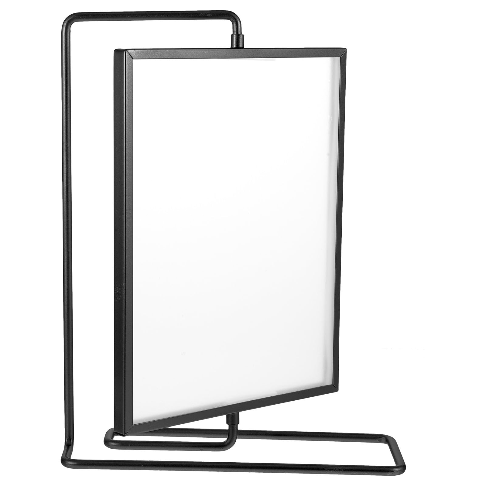 FOMIYES Bilderrahmen Doppelseitig Drehbar Standbilderrahmen Postkartenrahmen Vertikaler Fotorahmen Drehbarer Metallrahmen Muttertags-bilderrahmen Bilderrahmenständer