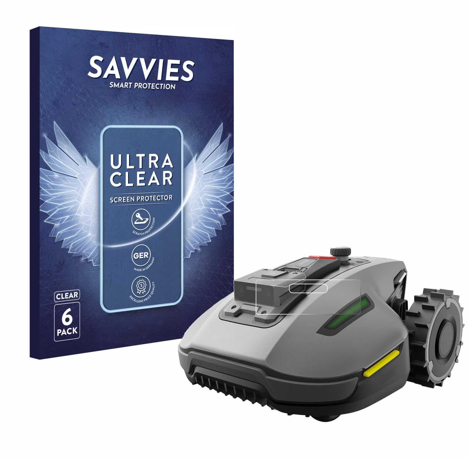 6 Pellicole Protettive Brotect Per Mammotion Yuka Mini 700 – Trasparenti, Antigraffio E Anti-impronte, Made In Germany