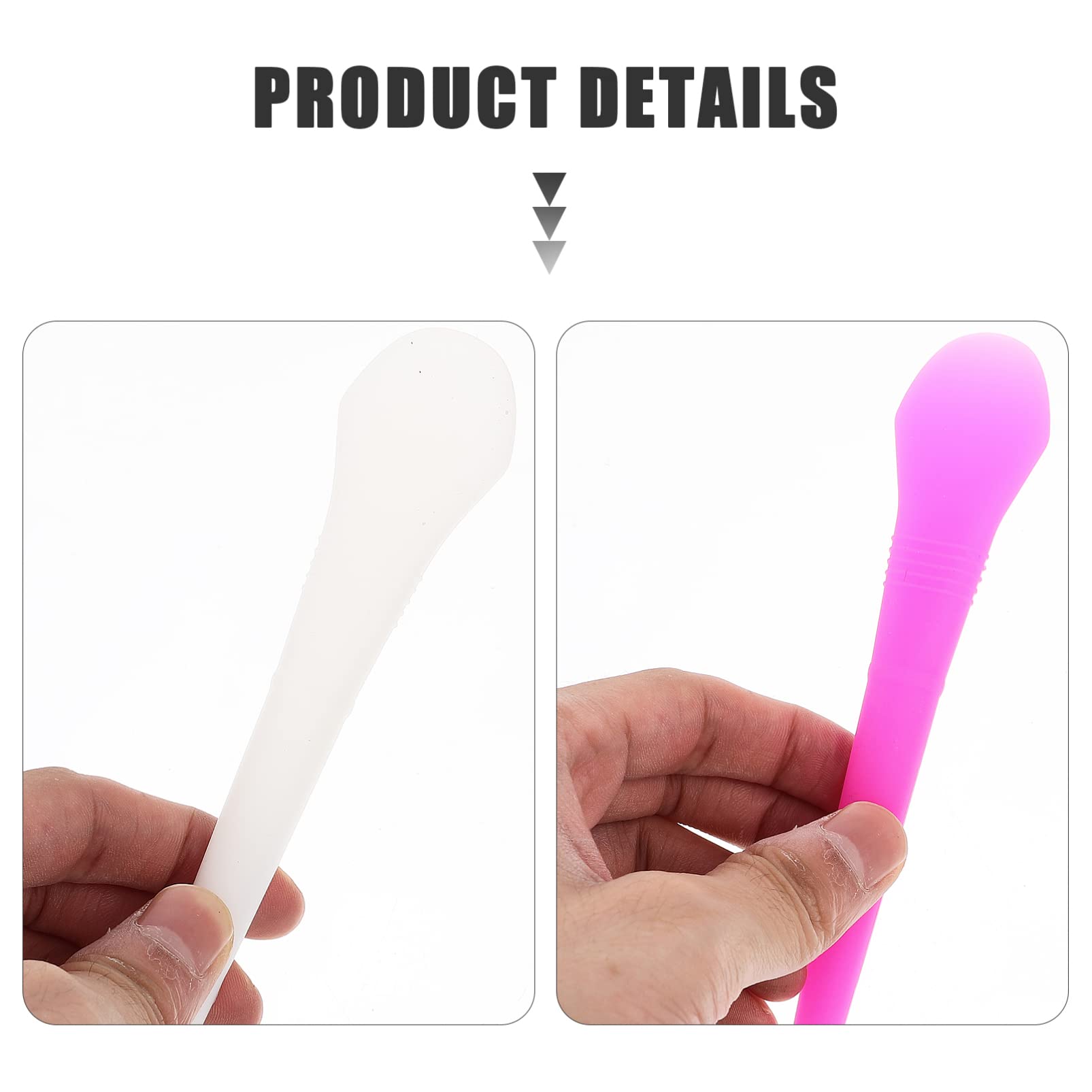 Homoyoyo Facial Mask Brush Set 3pcs Silicone Mask Applicator Beauty Salon Supplies