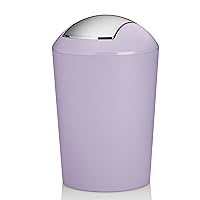kela Cestino per cosmetici viola 1,7 l, mini cestino da bagno con coperchio a ribalta