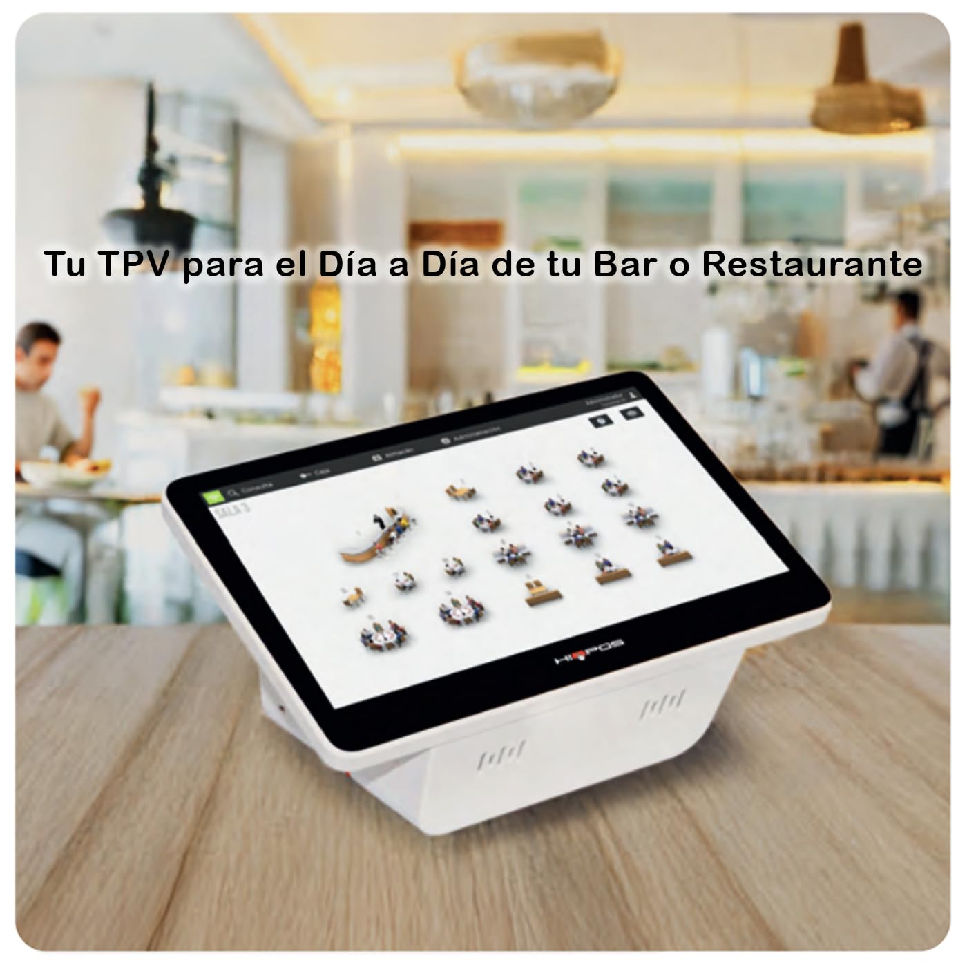 GO!! – TPV táctil autoinstalable con impresora integrada – Android 11 – Cumple ley Verifactu – 11,6” – Para bares, tiendas, restaurantes – Fácil instalación