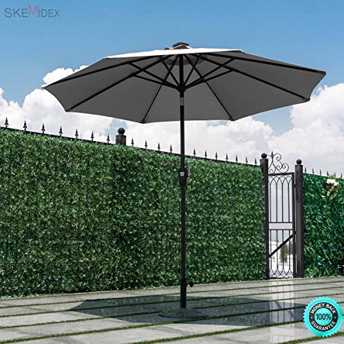 Colibrox 9 Ft Patio Solar Umbrella Ti Buy Online In Kuwait At Desertcart
