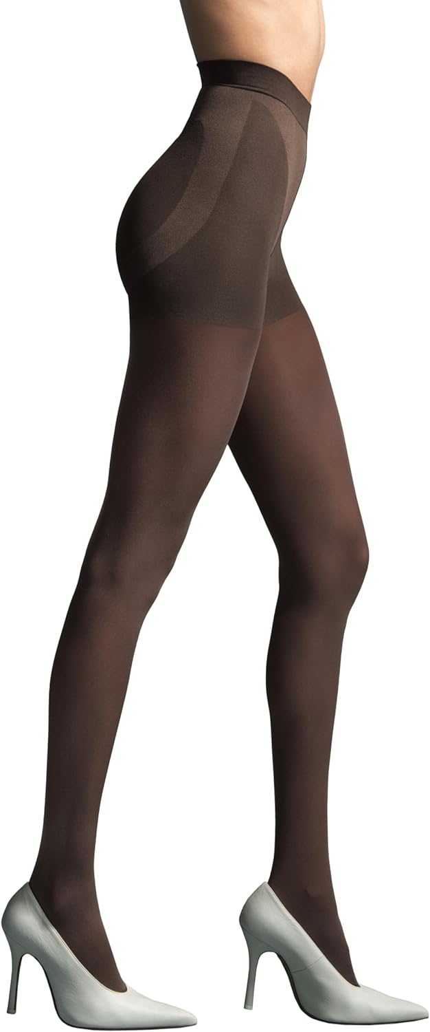 L'eggs Women's 360 Degree Opaque Contour Shaping Tights for Sculpted Style and Comfort