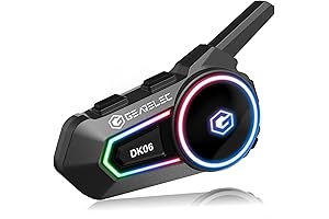 GEARELEC Motorcycle Bluetooth Headset: Top-Notch Snow Helmet Speakers for Extreme Rides