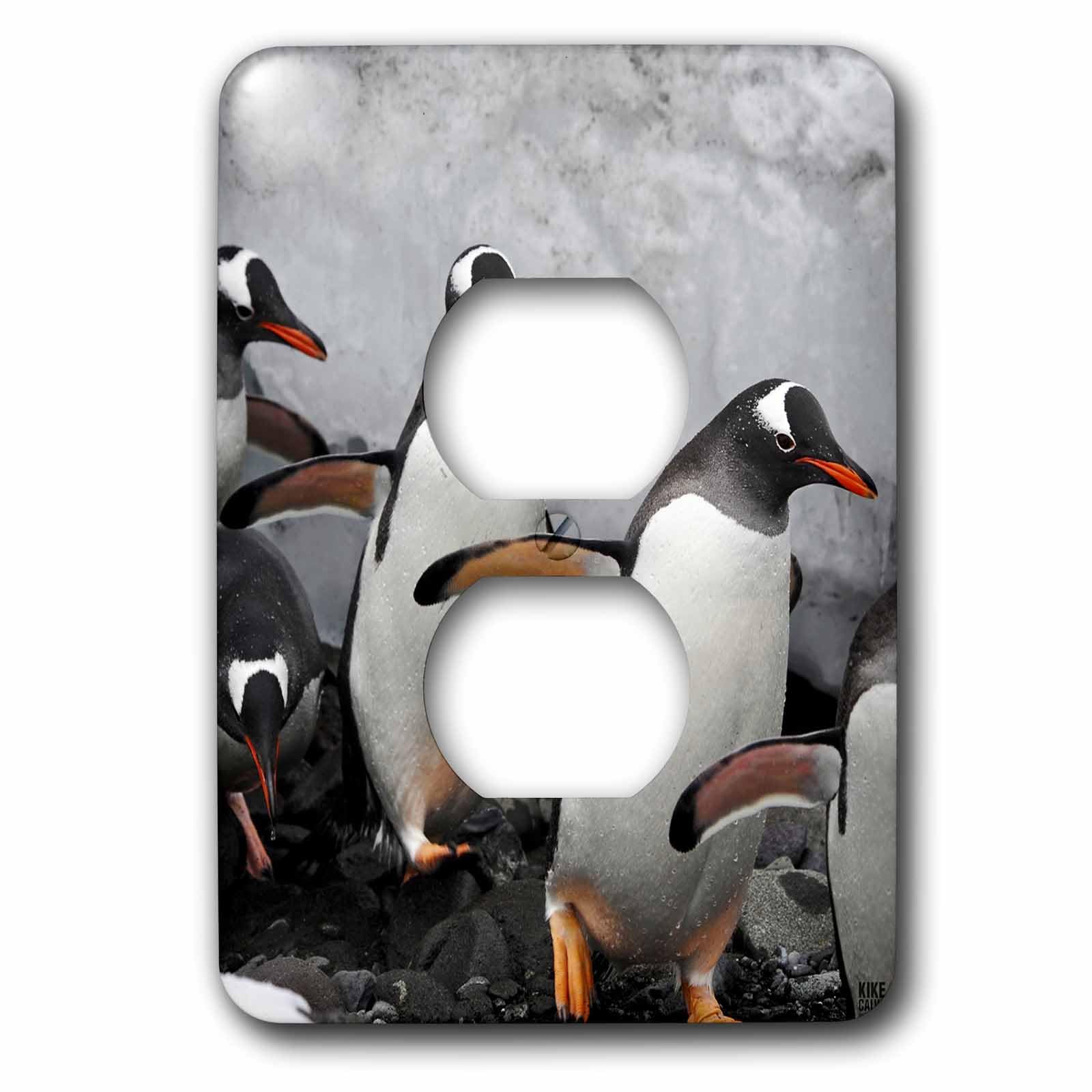 Gentoo Pingouin plaque double prise lsp_10505_6 finition haute qualite