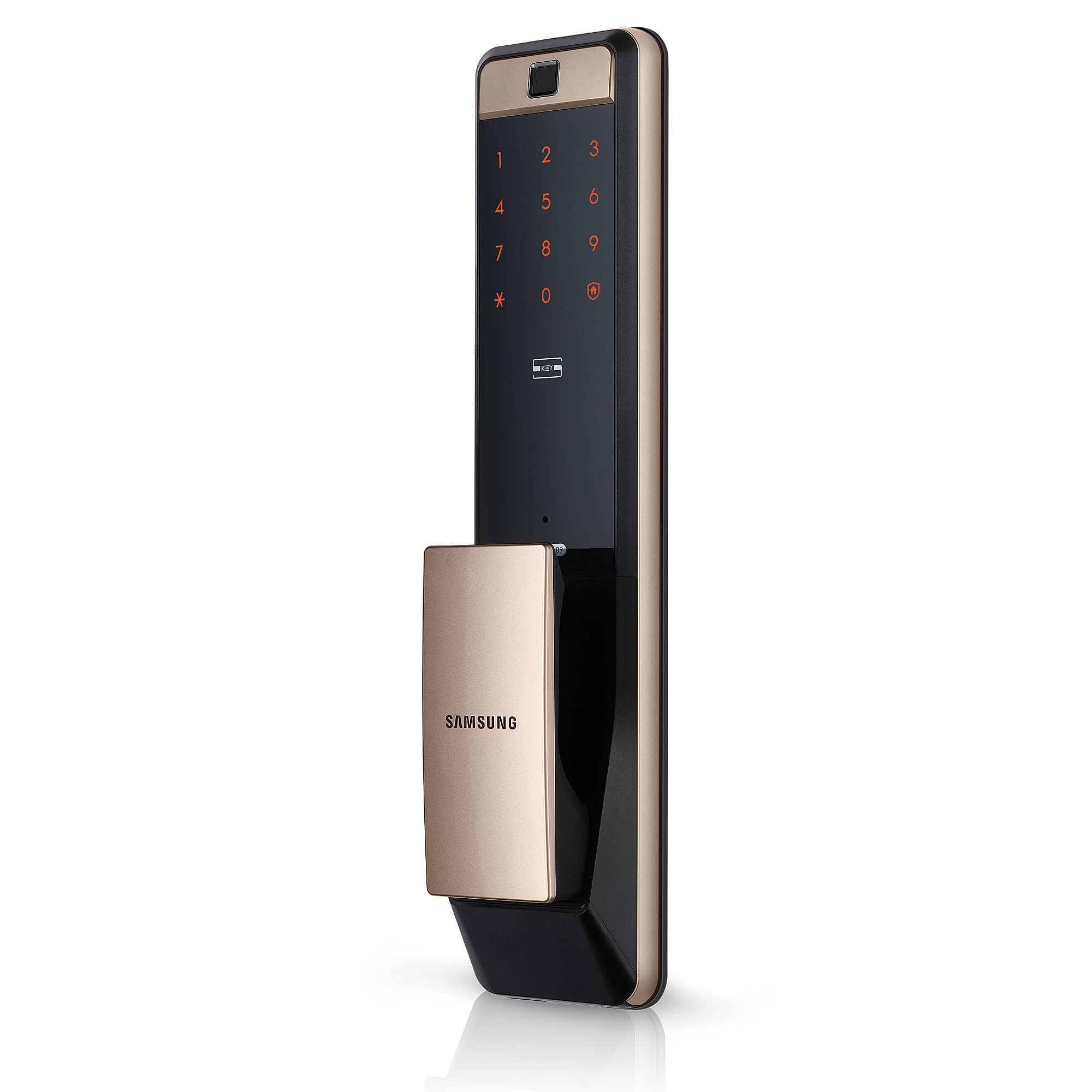 Fechadura Samsung Push Pull SHP-DP609: Segurança máxima com biometria e controle por voz Fechadura Samsung Push Pull SHP-DP609: Segurança máxima com biometria e controle por voz