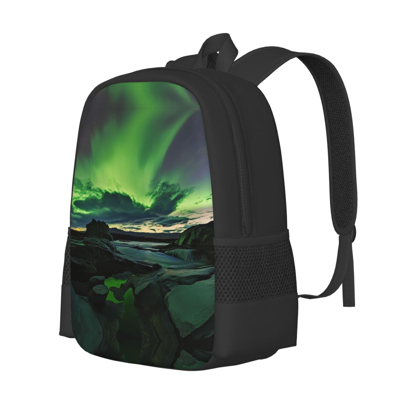 Azurewhorl Plecak Unisex 15,6 cala Laptop Czarny Oxford Plecak