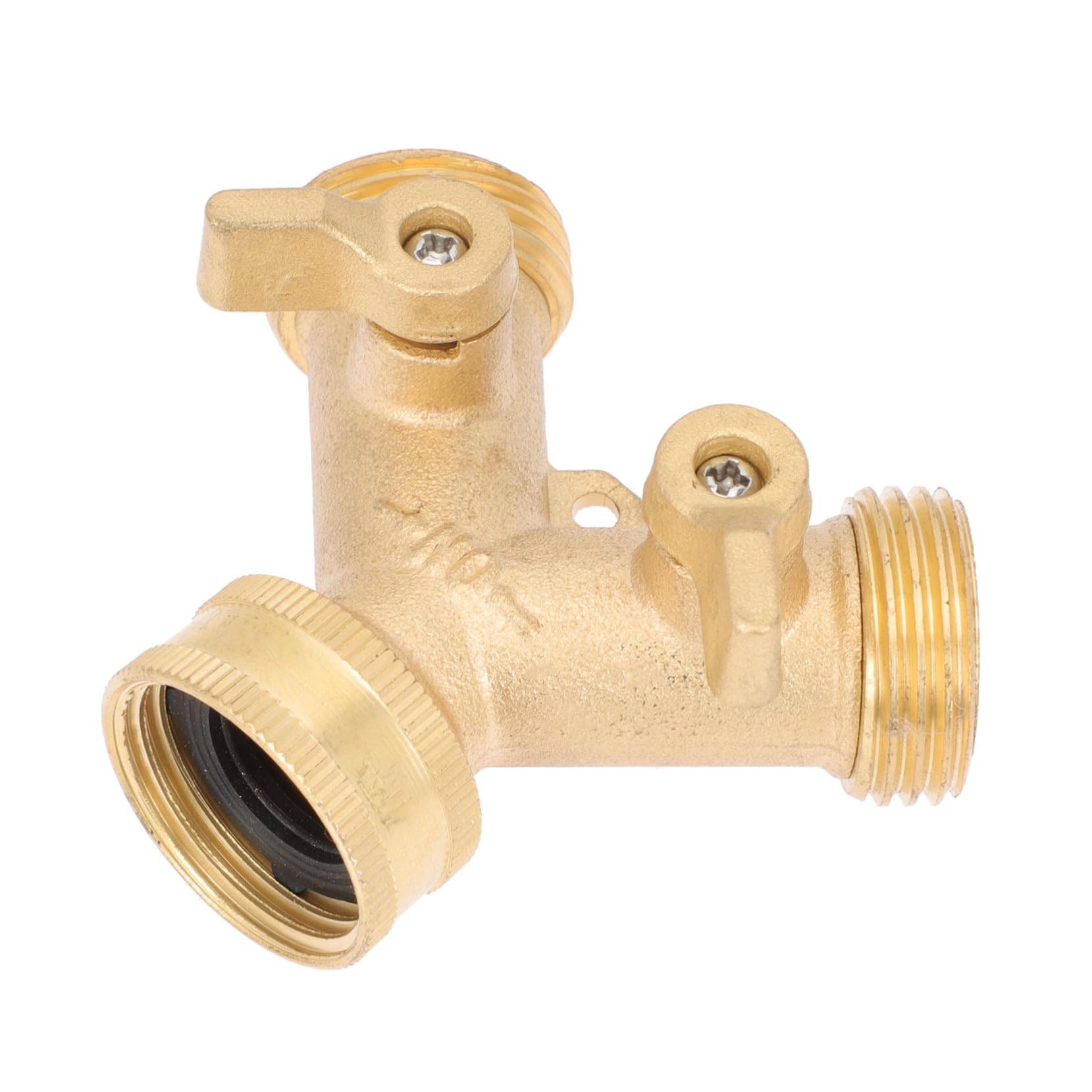 Connecteur en laiton pour tuyau de jardin de Y pour stopper les fuites d'eau