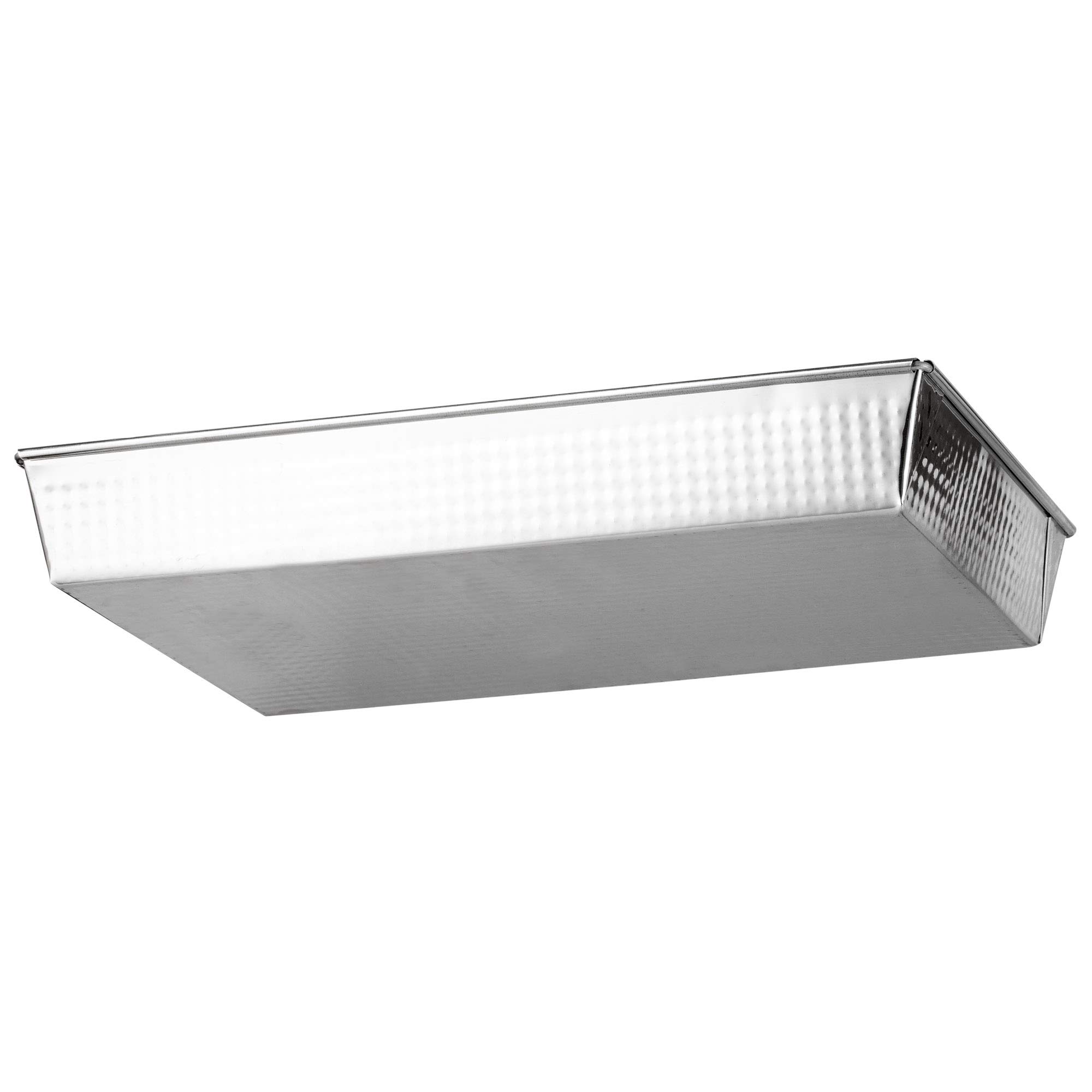 KADAX Rechthoekige bakvorm, bakplaat in 3 maten, hoge plaatranden voor cake, toastbrood, cheesecake, brownie, onderhoudsvriendelijke bakvorm, warmteverdeling (30,5 x 25,5 cm, zwart