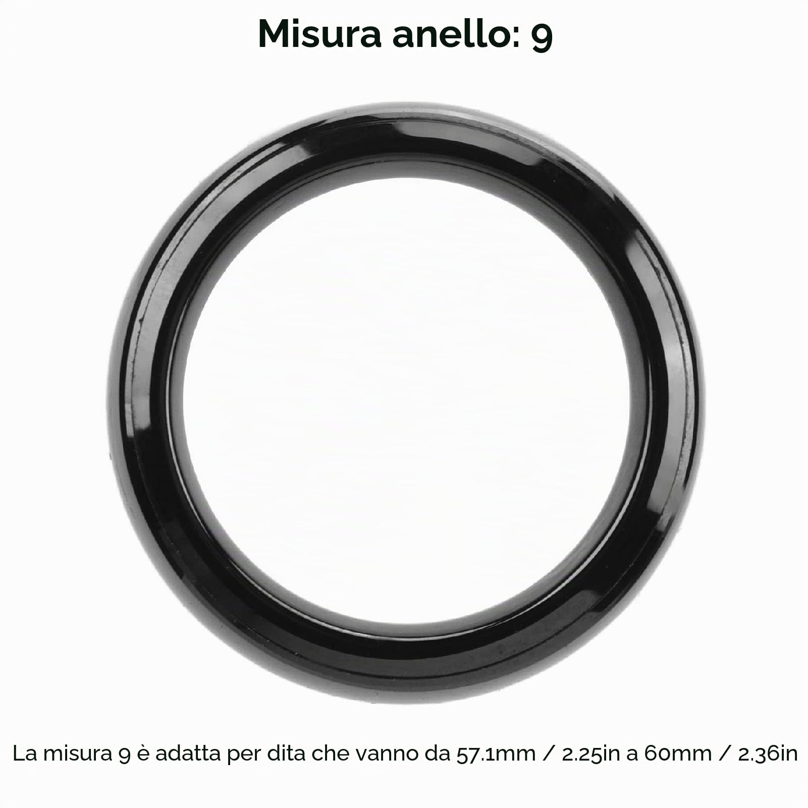 Tbest Anello NFC intelligente, impermeabile, in ceramica, rilevamento universale per telefono cellulare