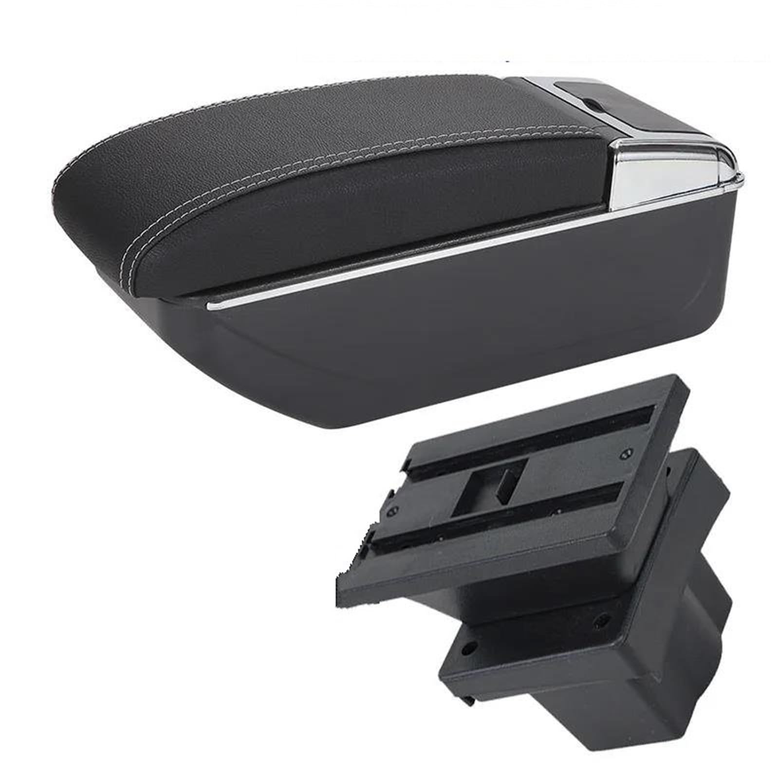 Hjkdsz Type F For Skoda For Octavia Storage Console Armrest Boxes Car Interior Center Organizers Accessories(Type F)
