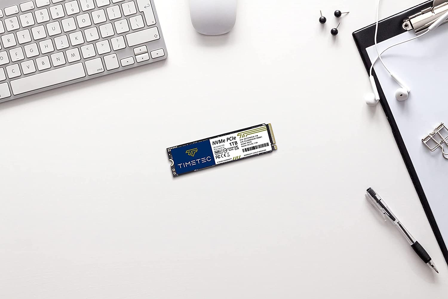 Amazon | Timetec 1TB M.2 2280 NVMe PCIe Gen3x4 8Gb / 秒 3D NAND