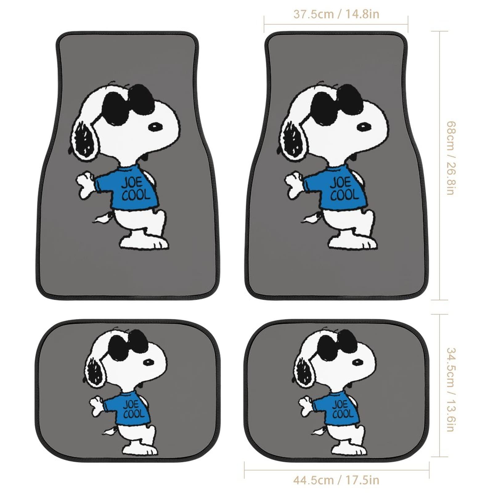 スヌーピー　SNOOPY　フロアマット Amazon.co.jp: カーフロアマット スヌーピー 車用フロアマット 1