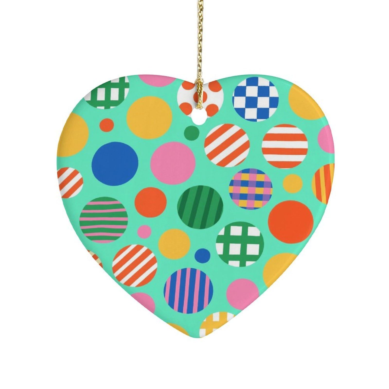 Fekiloot Style Irregular Pattern Ceramic Ornament Home Decor Keepsake