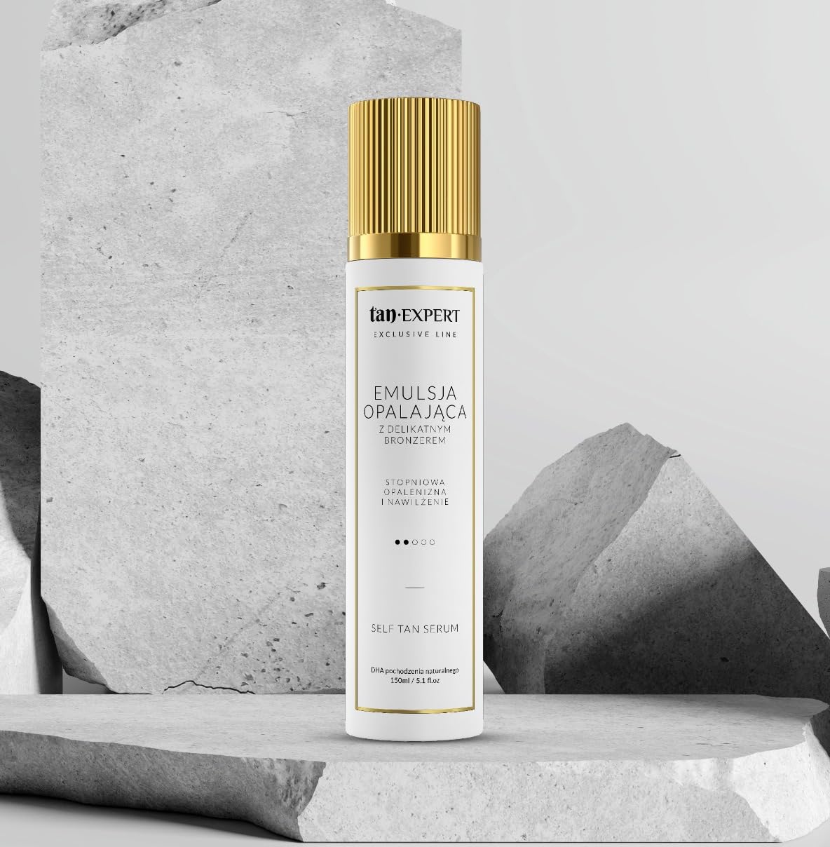 Self Tan Serum 150 ml emulsja samoopalacza do twarzy i ciała, naturalna opalenizna